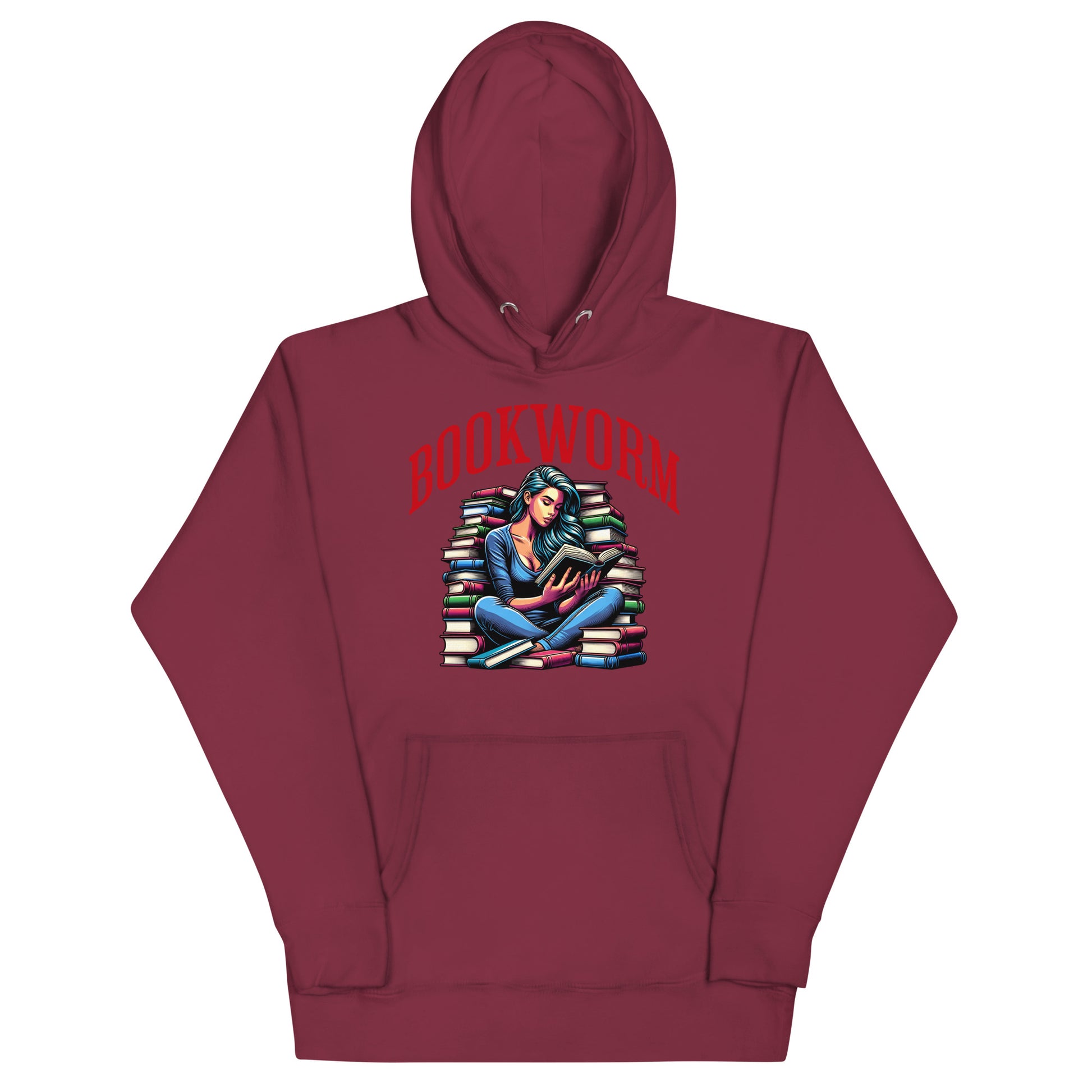 Bookworm Unisex Hoodie - Bookslut Shirts