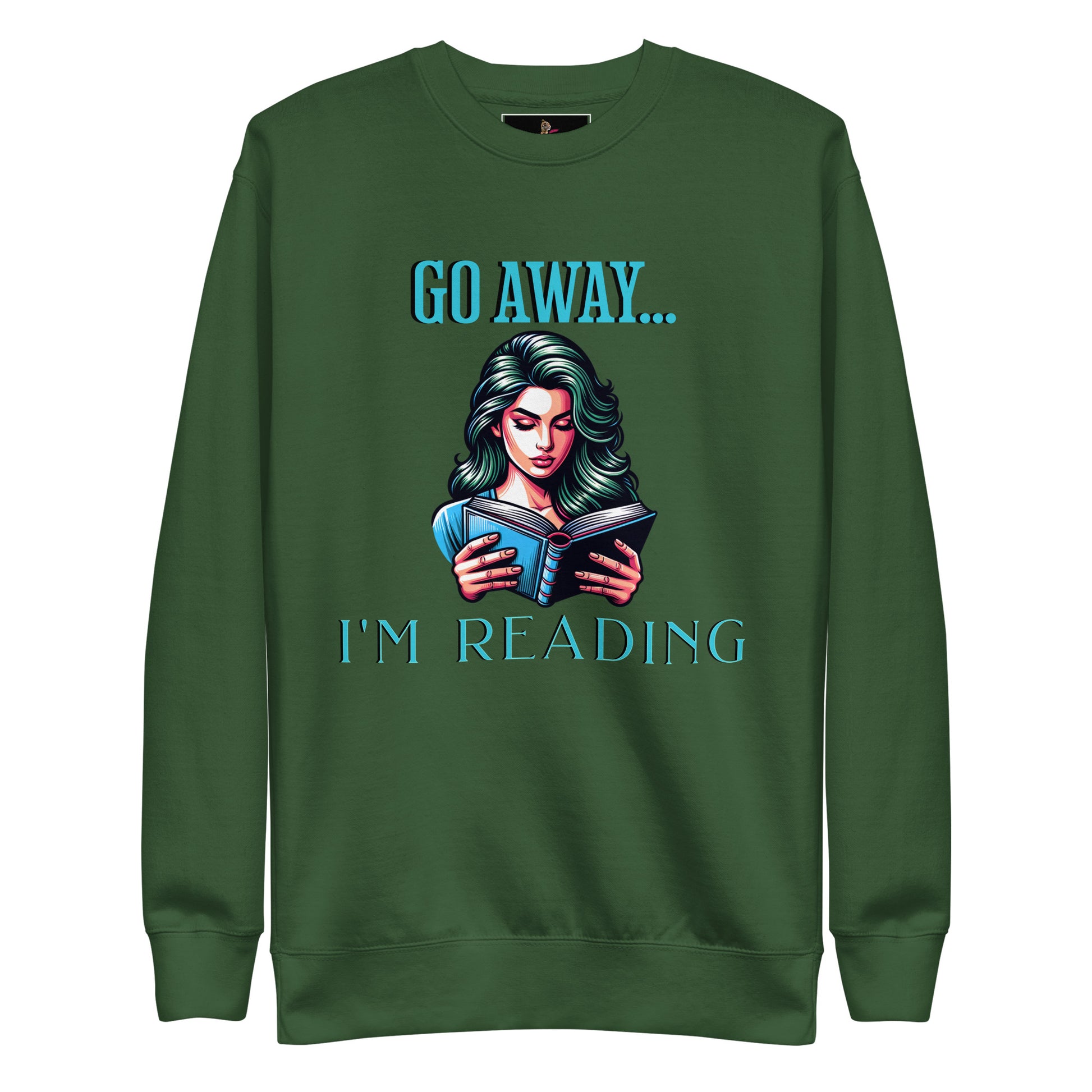 I'm Reading Unisex Premium Sweatshirt - Bookslut Shirts
