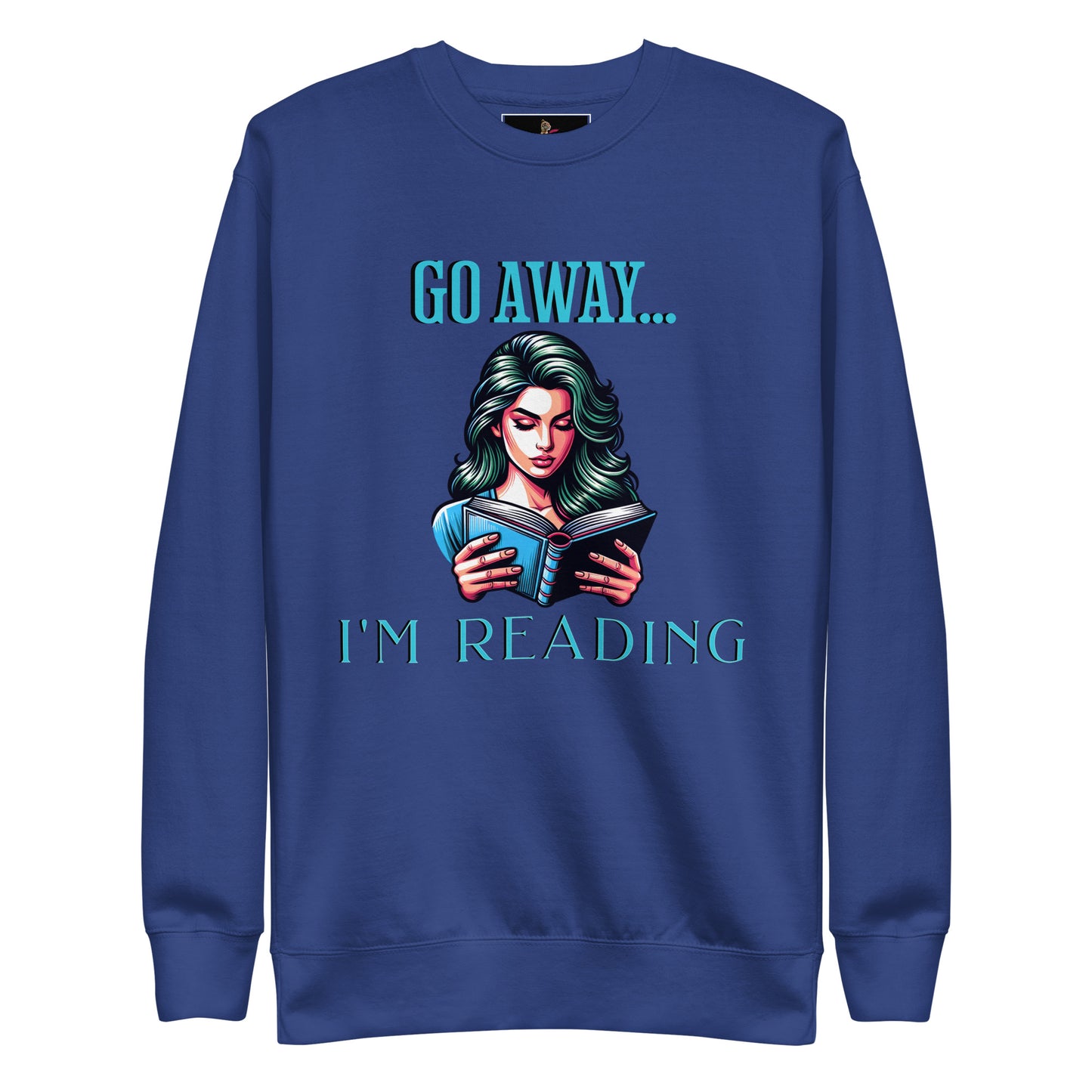 I'm Reading Unisex Premium Sweatshirt - Bookslut Shirts