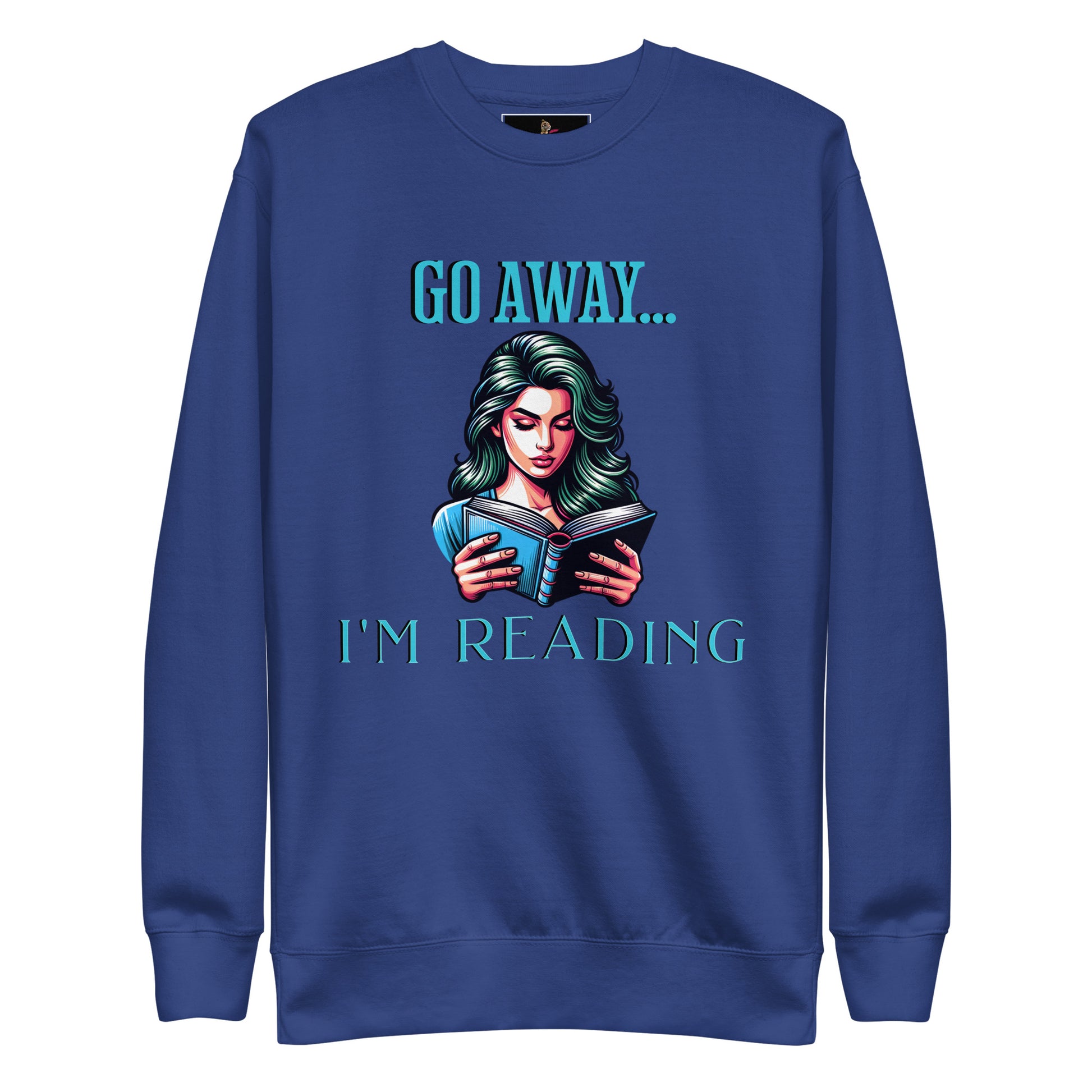 I'm Reading Unisex Premium Sweatshirt - Bookslut Shirts
