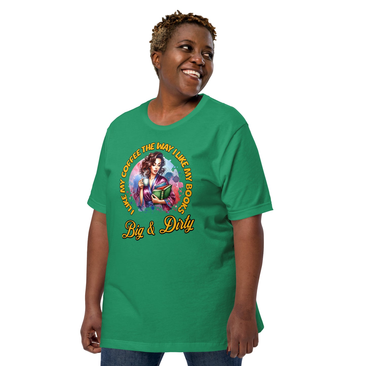 I Like my Coffee like i like my books Unisex t-shirt