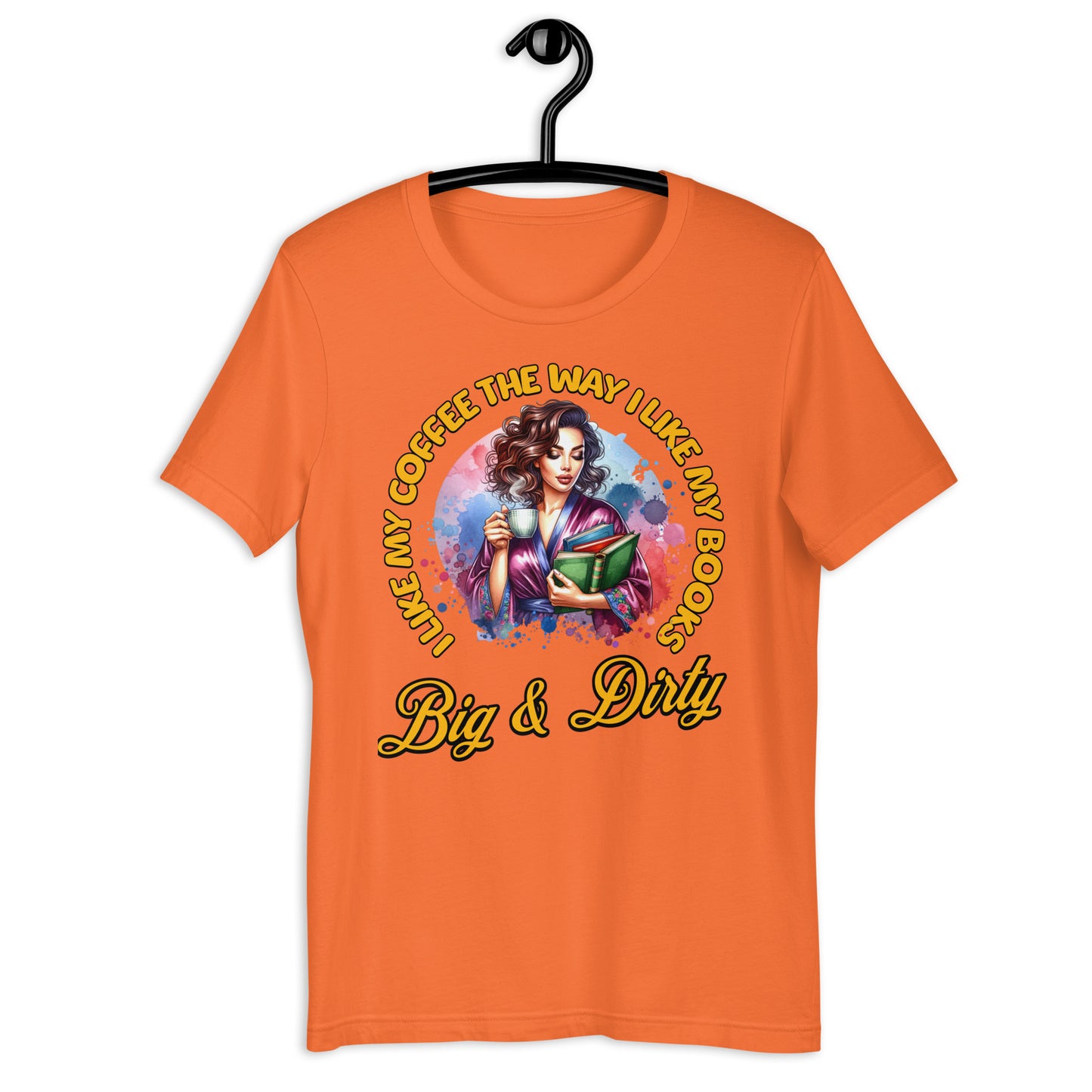 I Like my Coffee like i like my books Unisex t-shirt