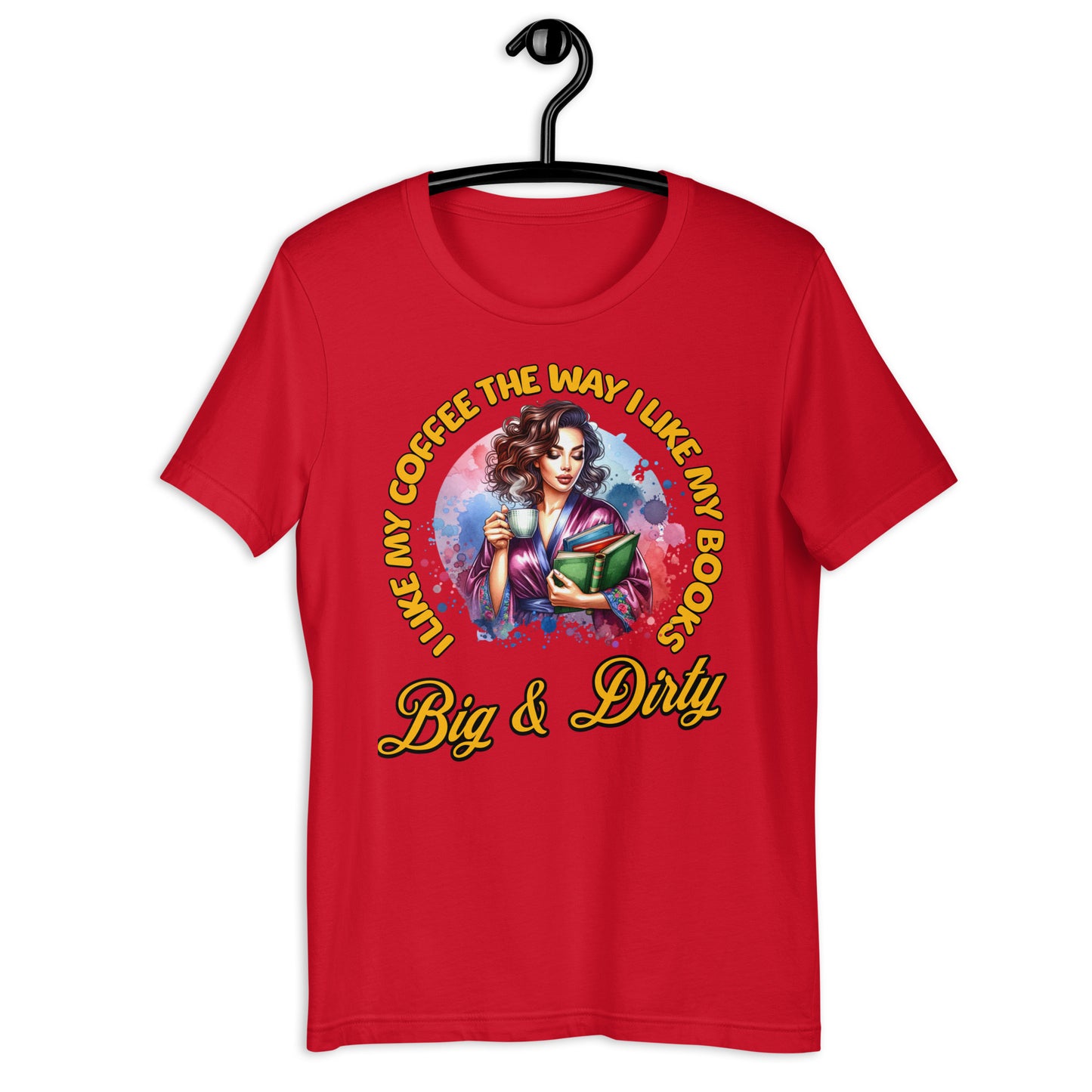 I Like my Coffee like i like my books Unisex t-shirt