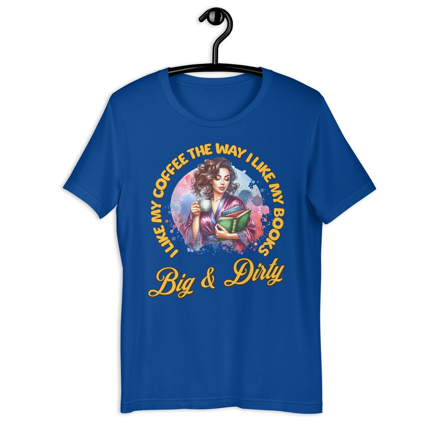 I Like my Coffee like i like my books Unisex t-shirt