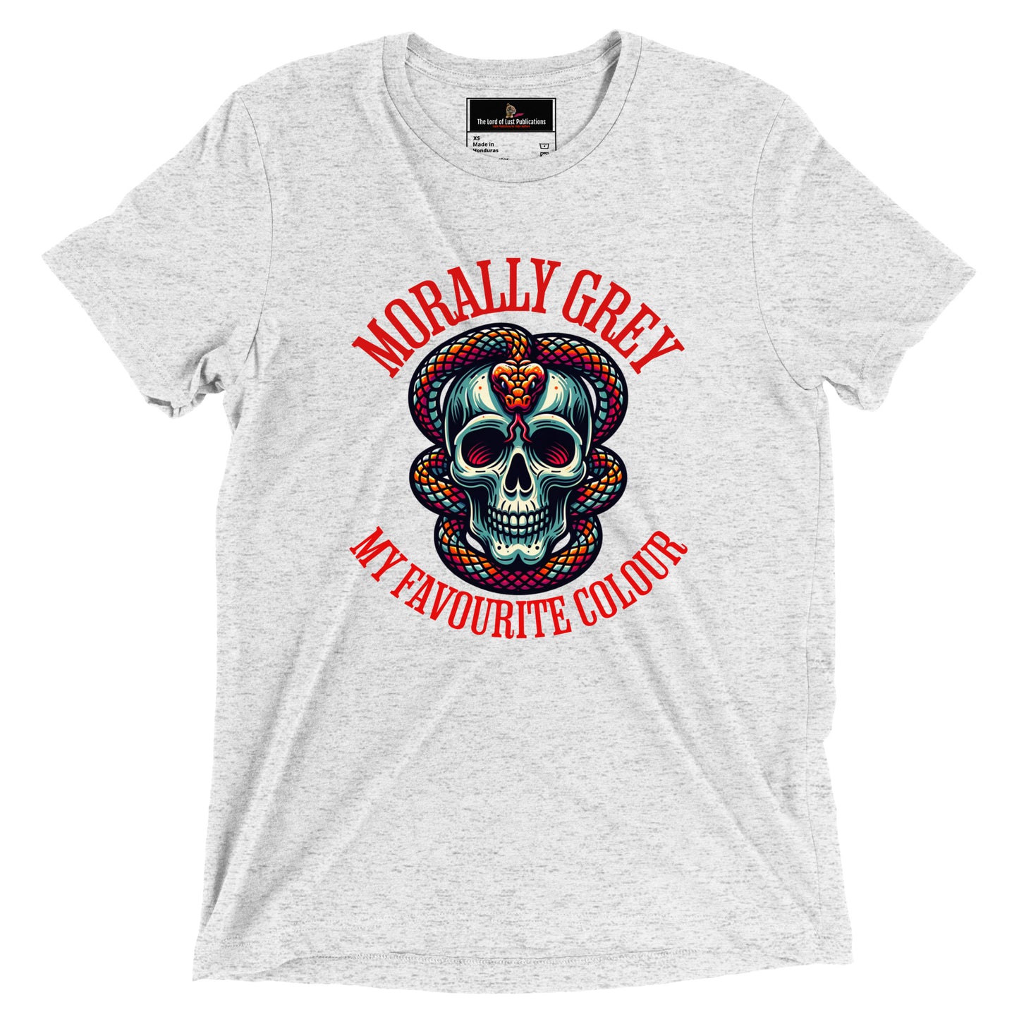 Morally Grey Short sleeve Unisex t-shirt - Bookslut Shirts