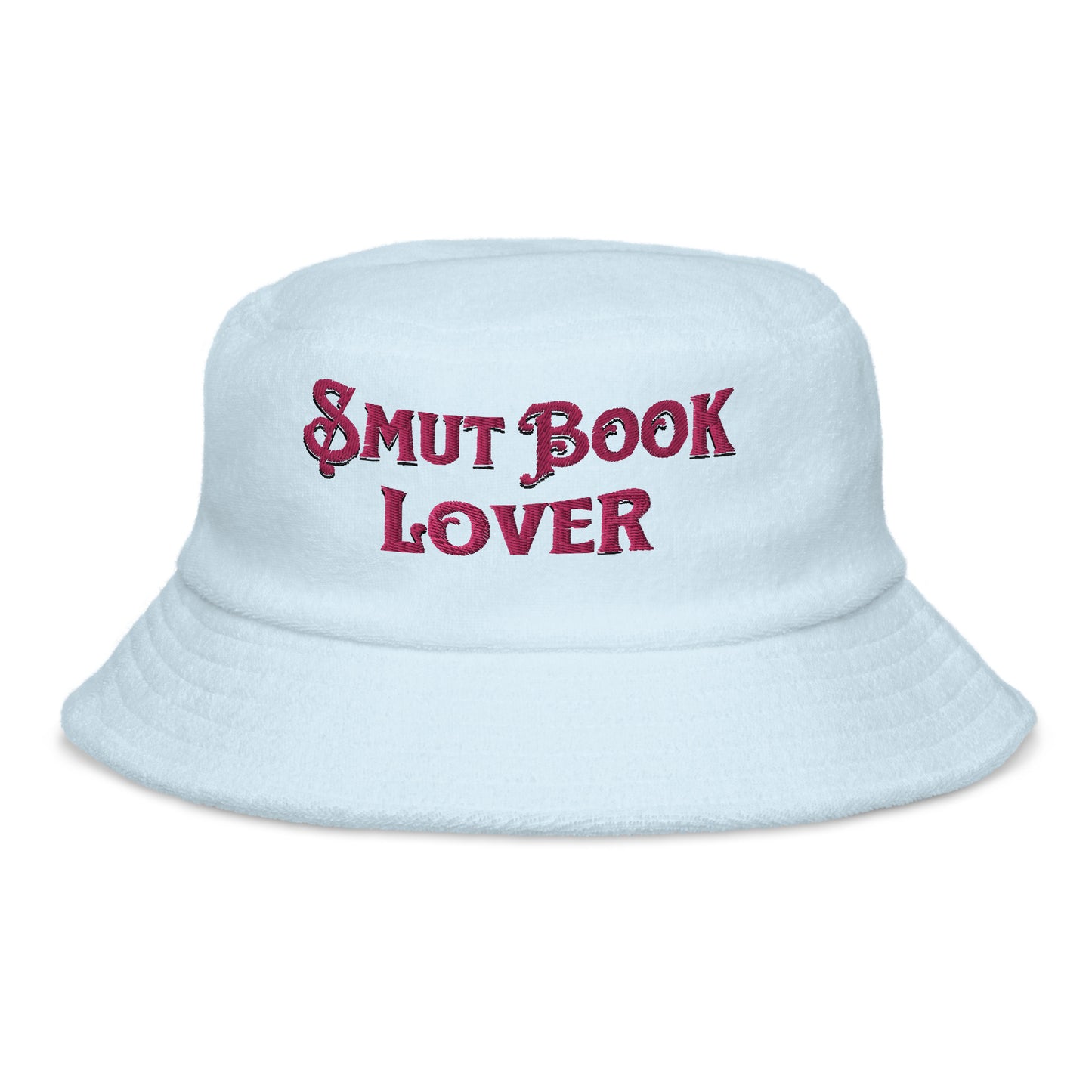 Smut Book Lover Unstructured terry cloth bucket hat