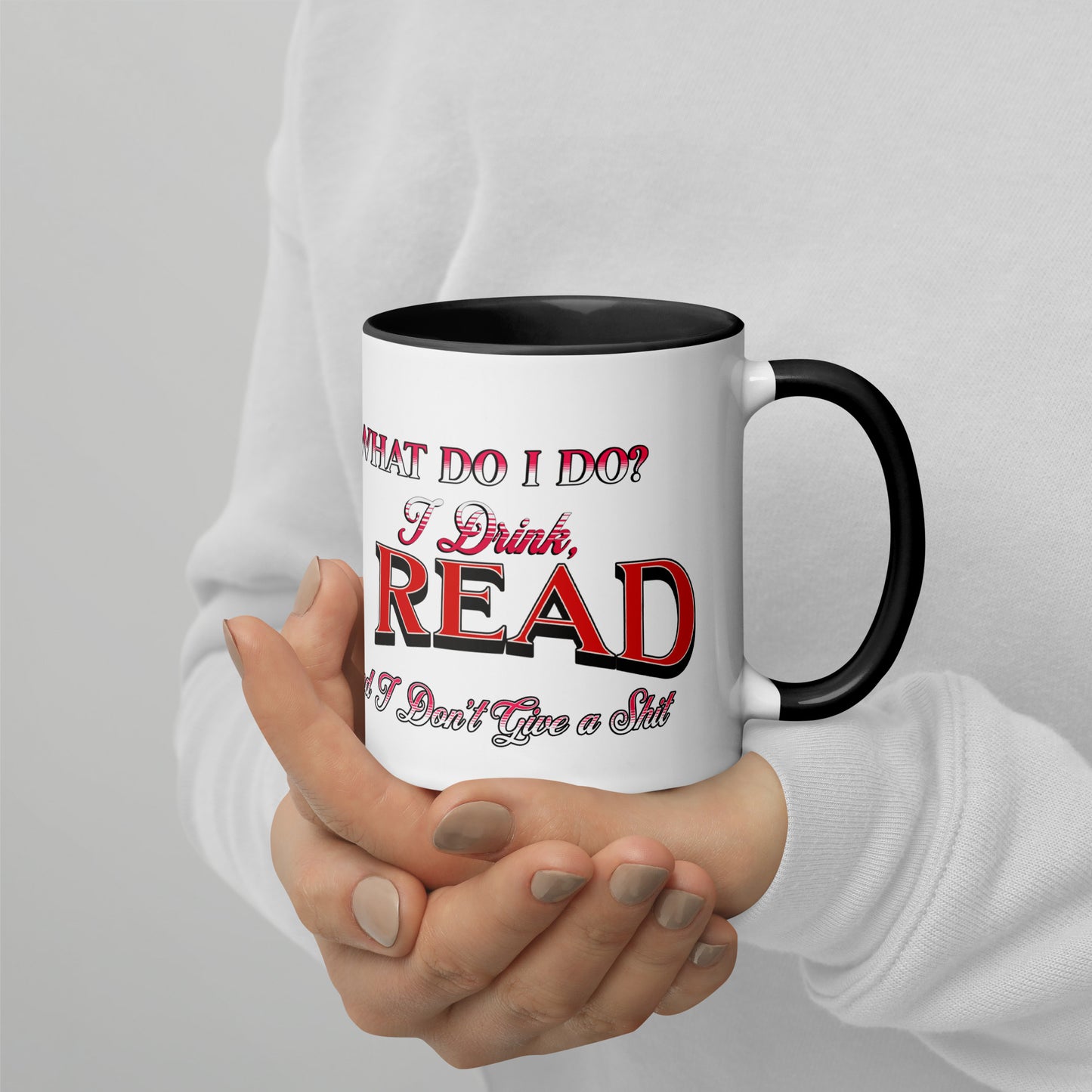 What do i do? Mug with Color Inside