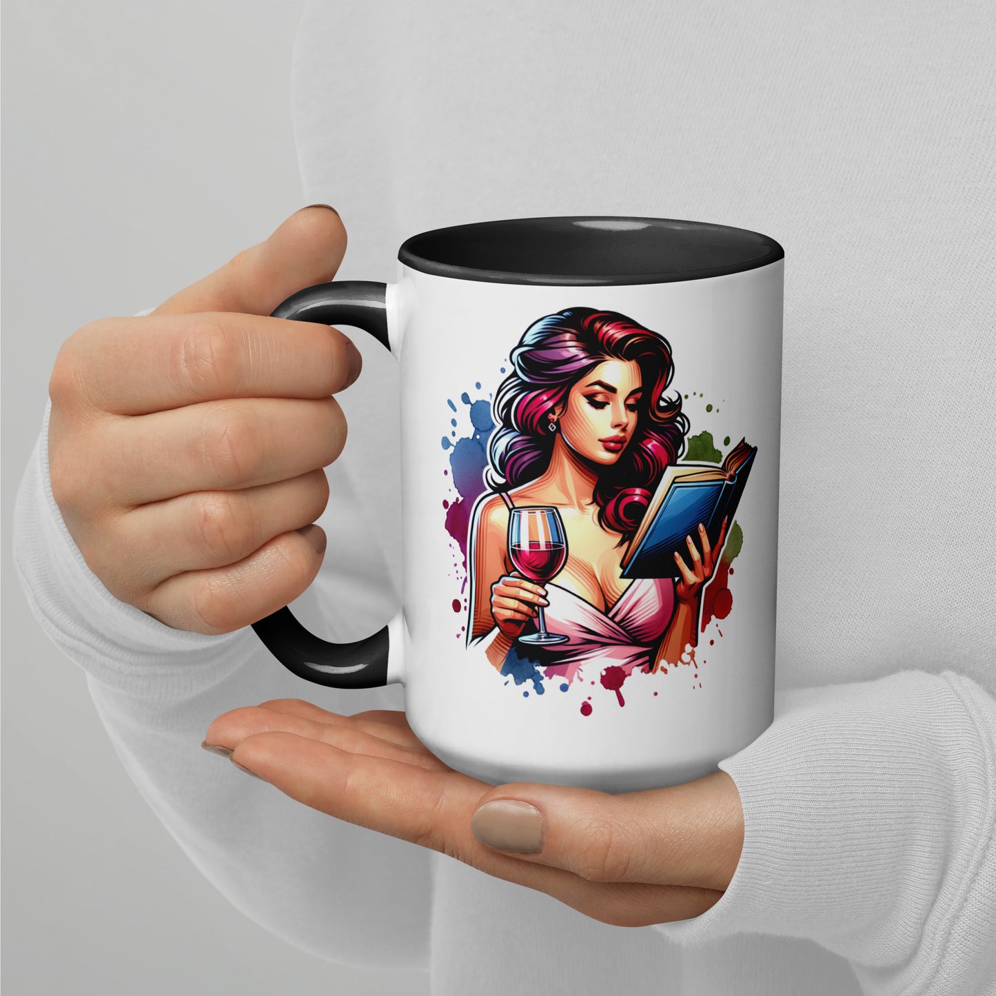 What do i do? Mug with Color Inside