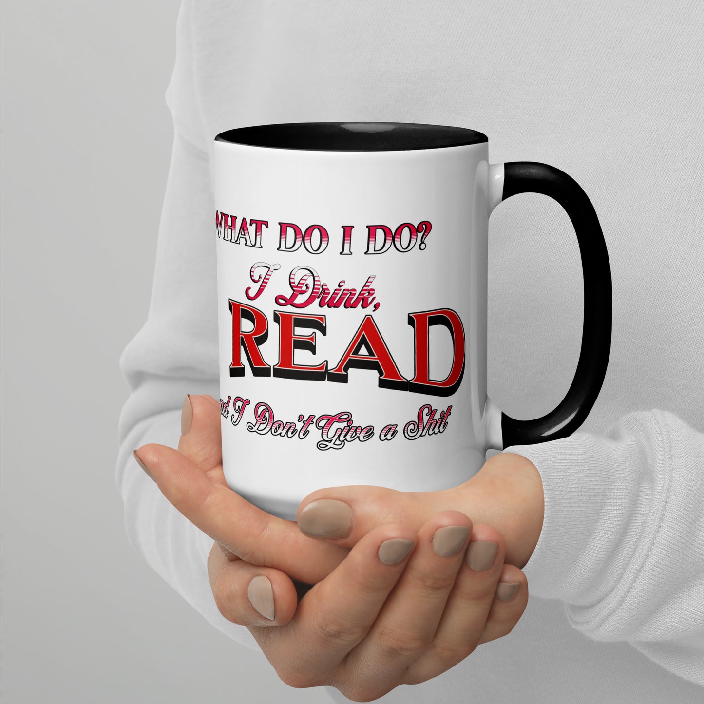 What do i do? Mug with Color Inside