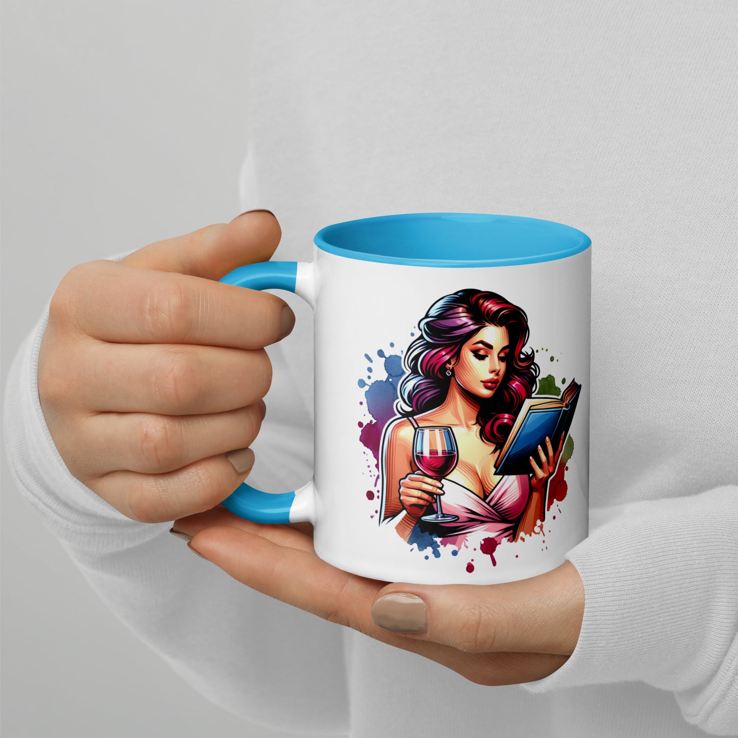 What do i do? Mug with Color Inside