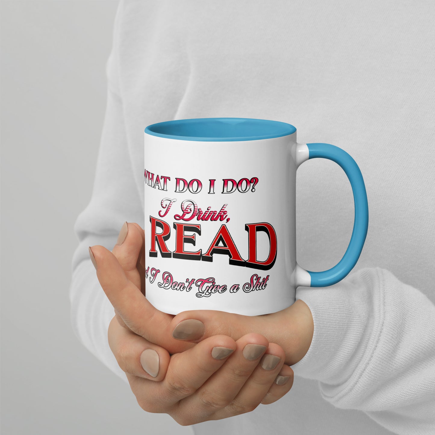 What do i do? Mug with Color Inside