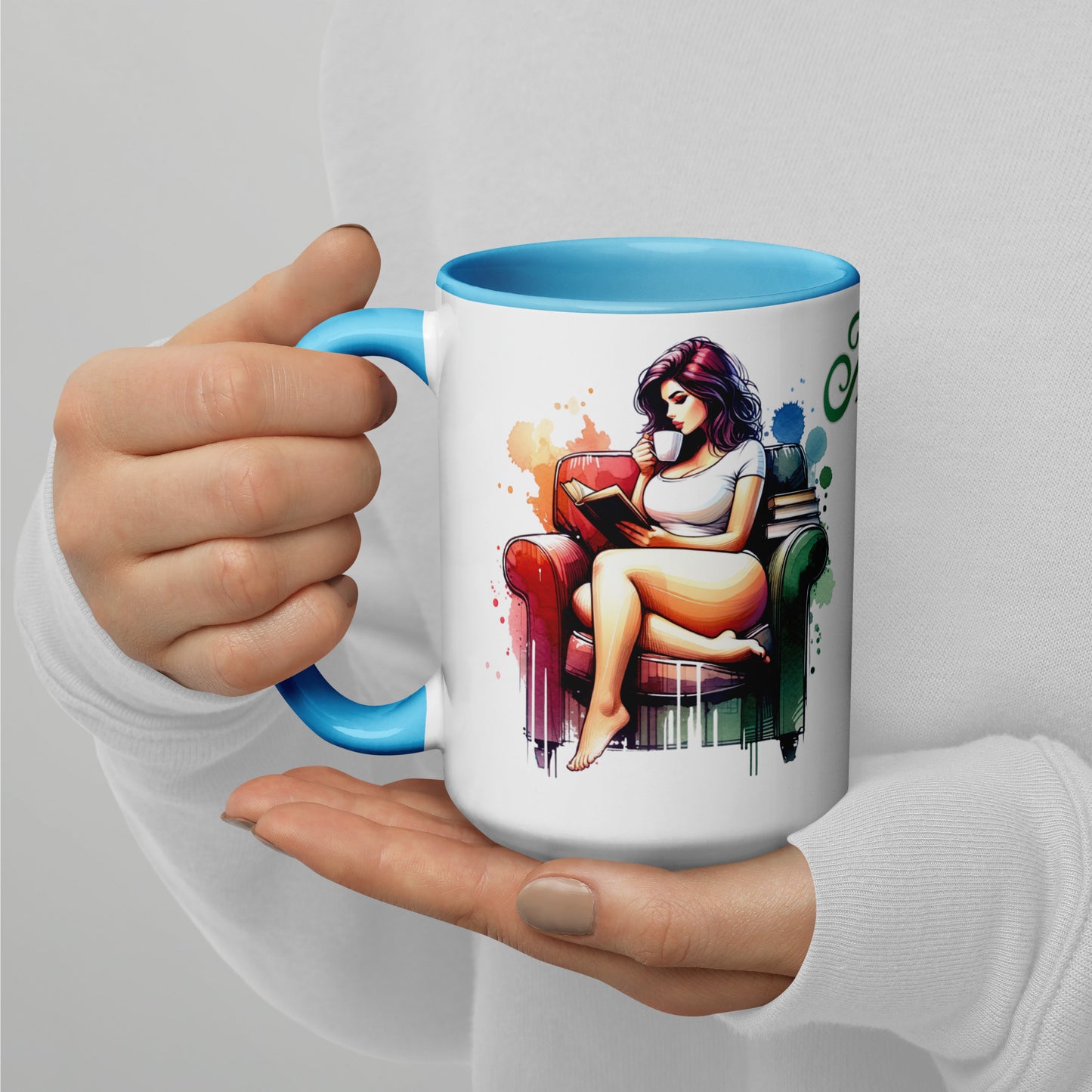 My Weekend Plans Mug with Color Inside
