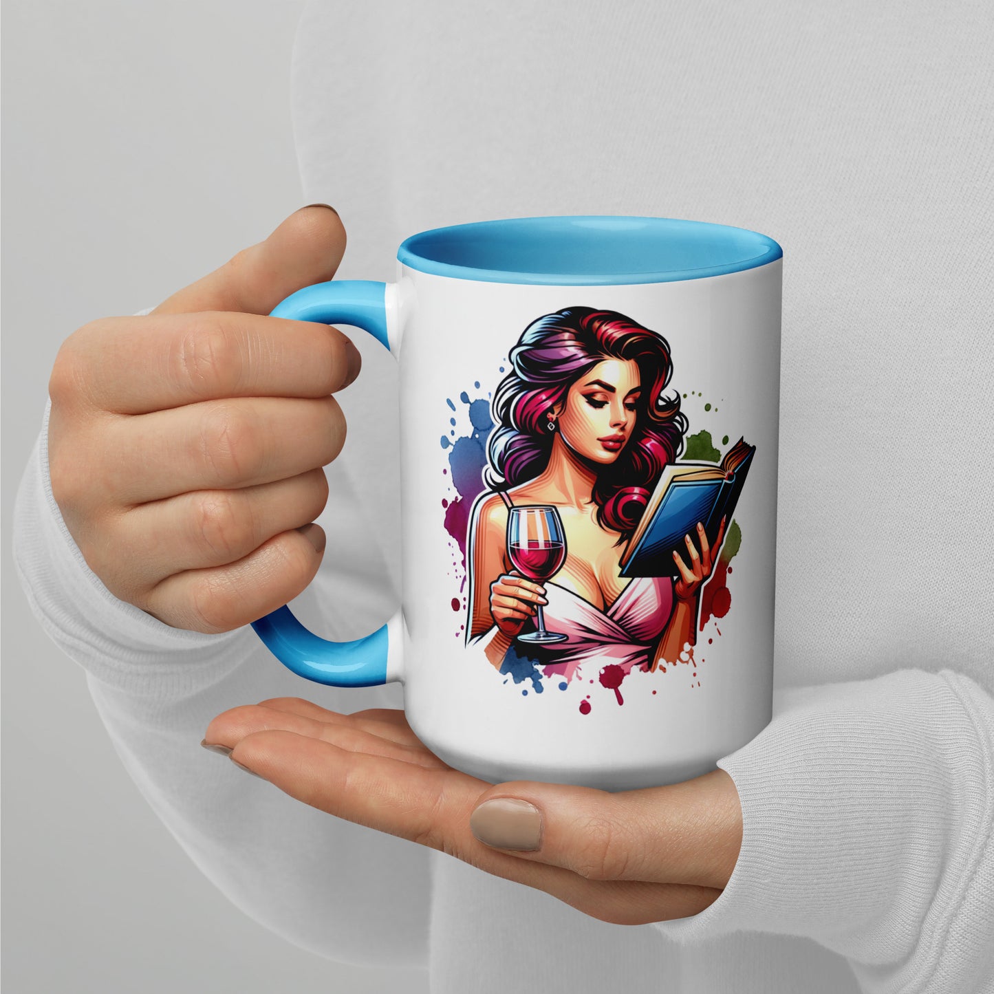 What do i do? Mug with Color Inside