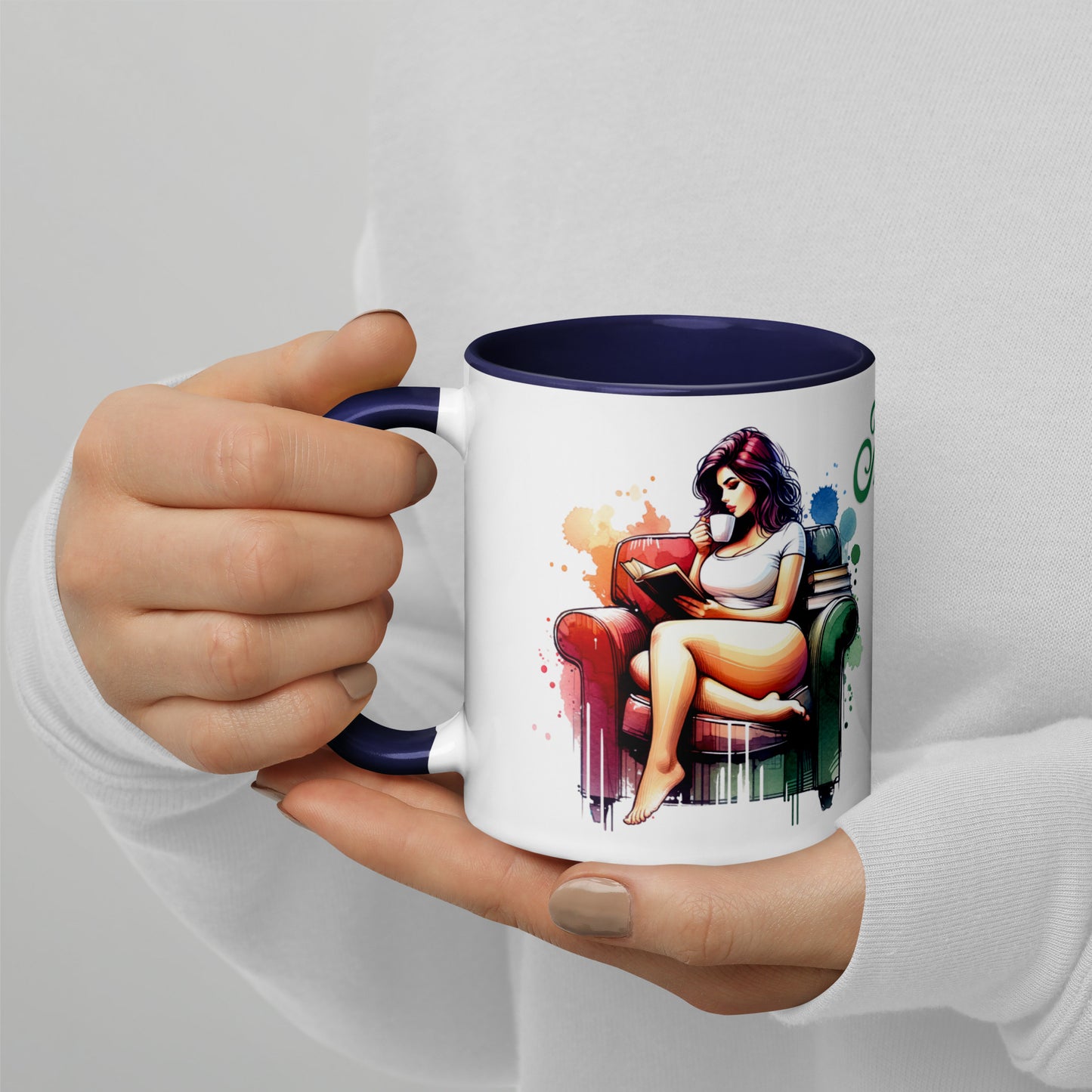 My Weekend Plans Mug with Color Inside