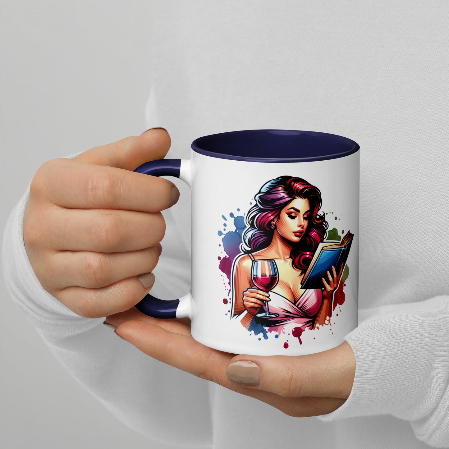 What do i do? Mug with Color Inside
