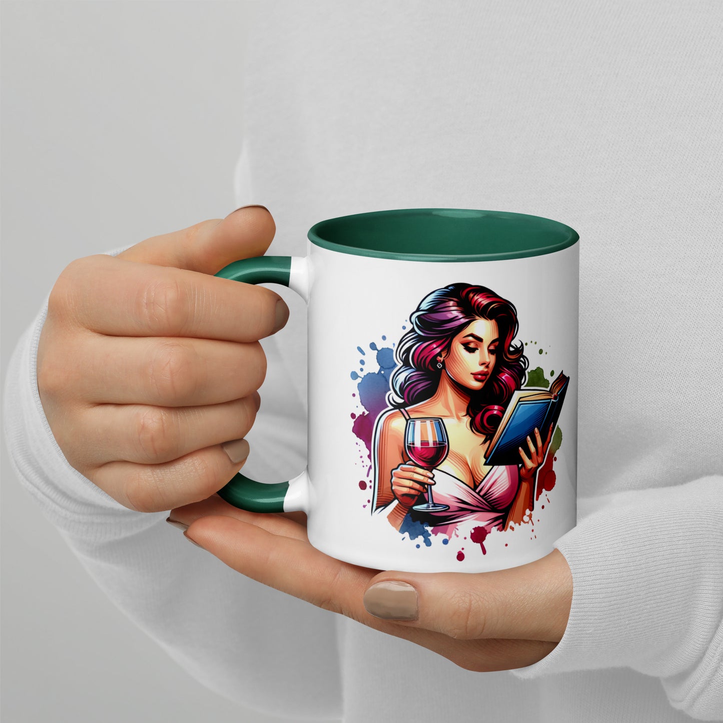 What do i do? Mug with Color Inside