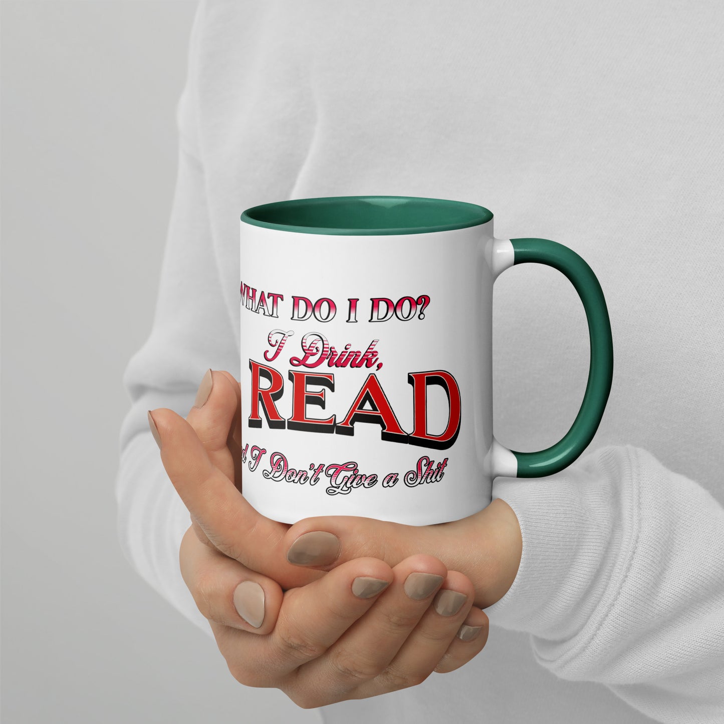 What do i do? Mug with Color Inside