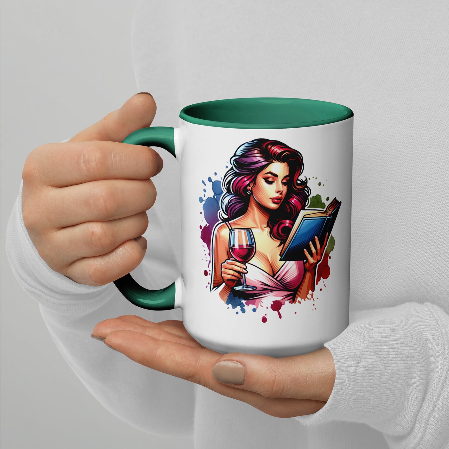 What do i do? Mug with Color Inside