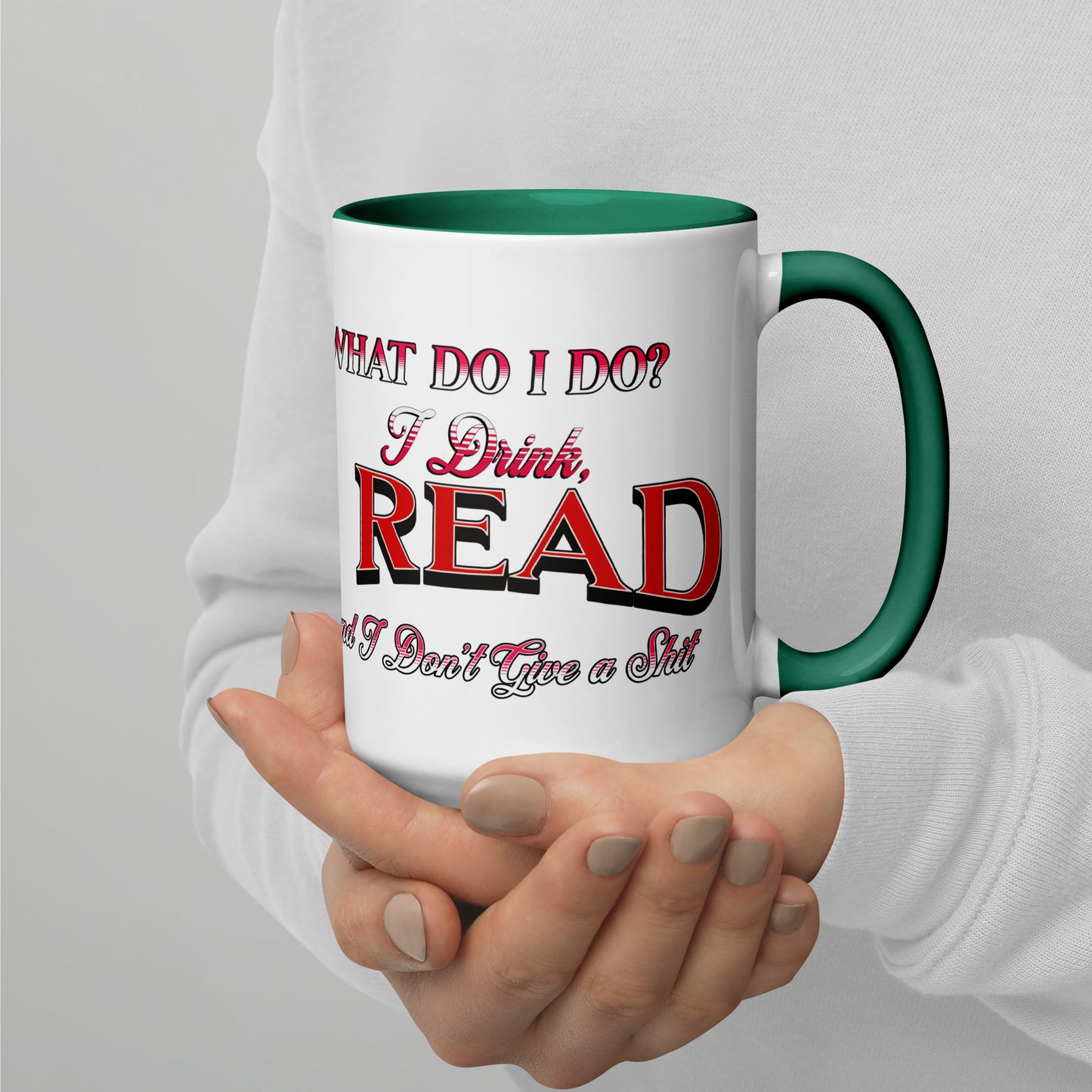 What do i do? Mug with Color Inside