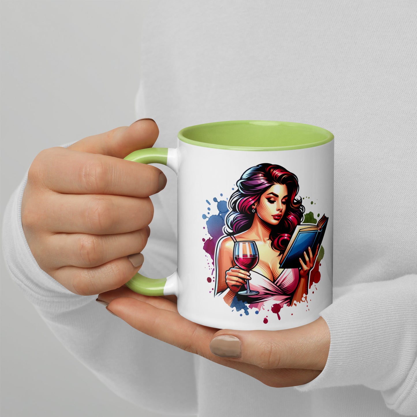 What do i do? Mug with Color Inside