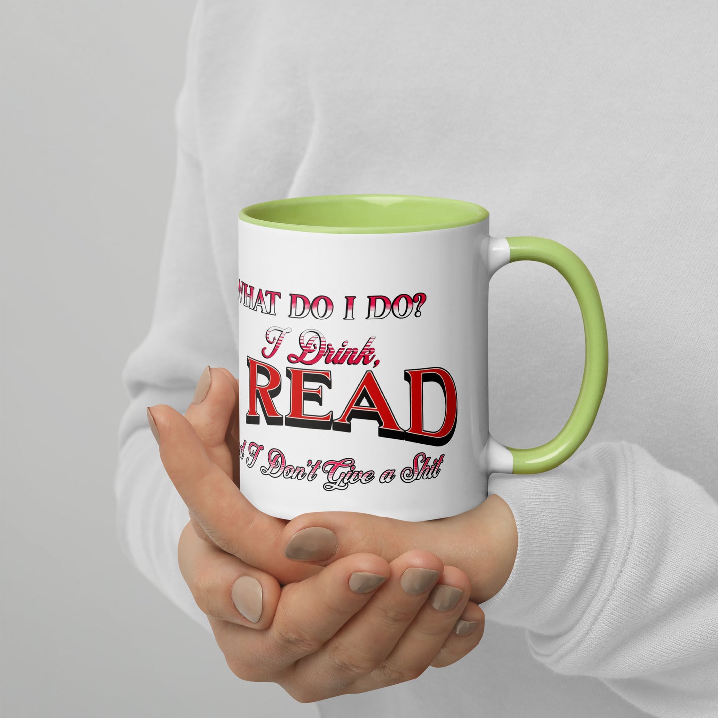 What do i do? Mug with Color Inside