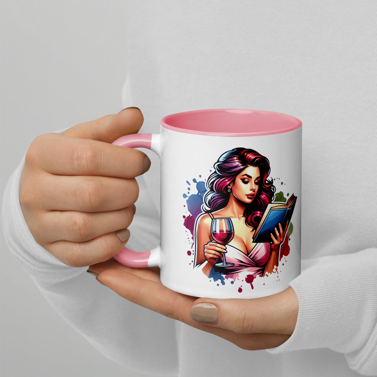What do i do? Mug with Color Inside