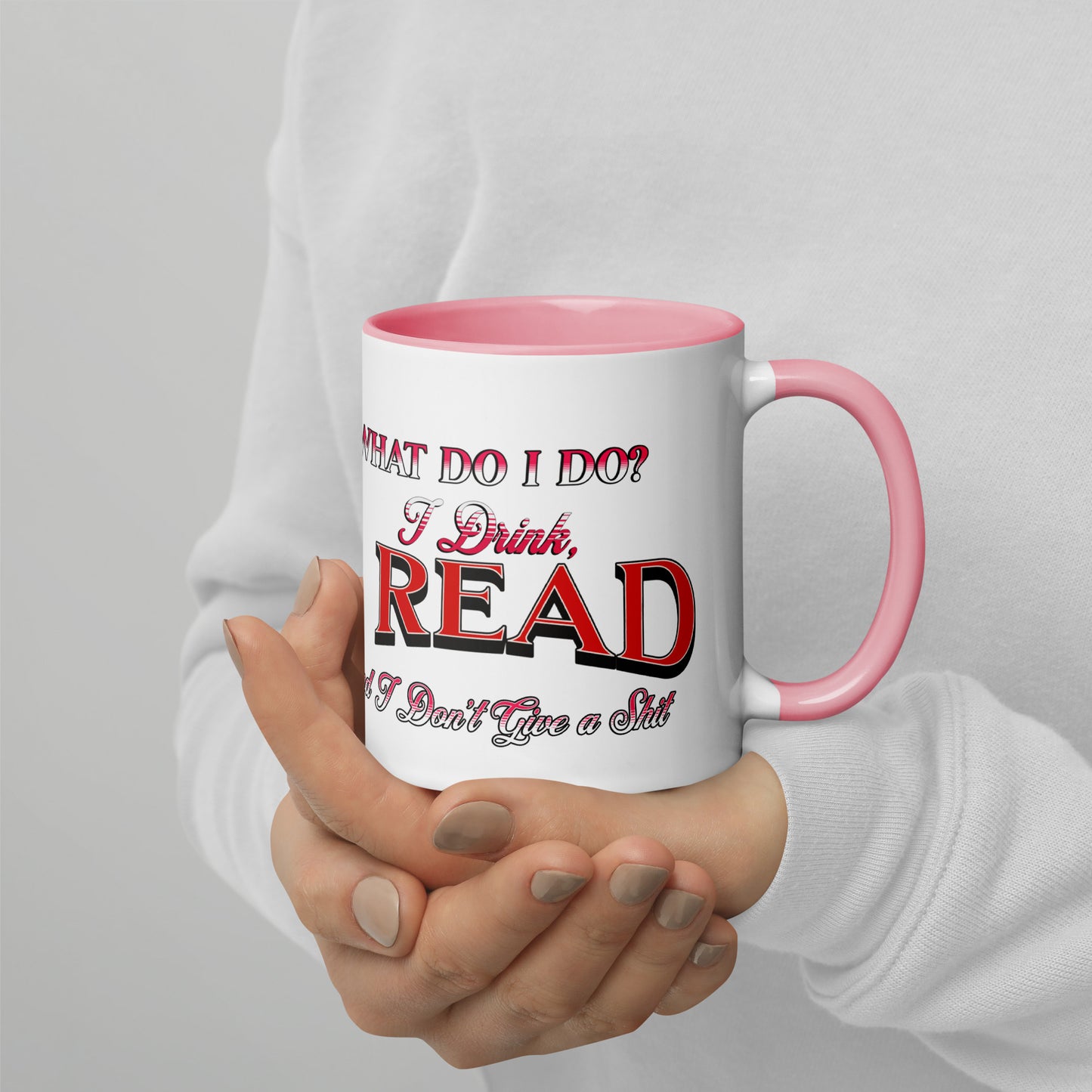 What do i do? Mug with Color Inside