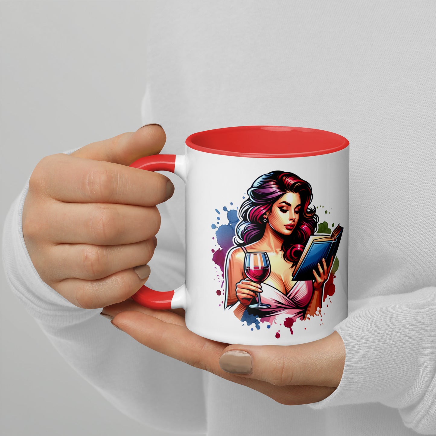 What do i do? Mug with Color Inside
