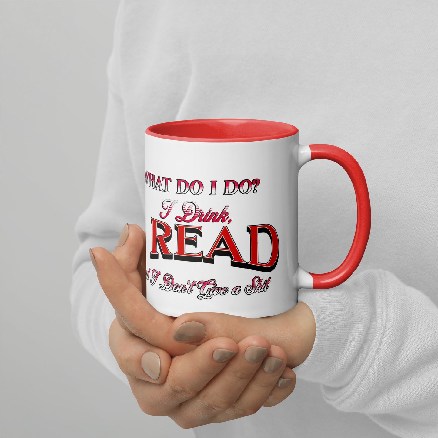 What do i do? Mug with Color Inside