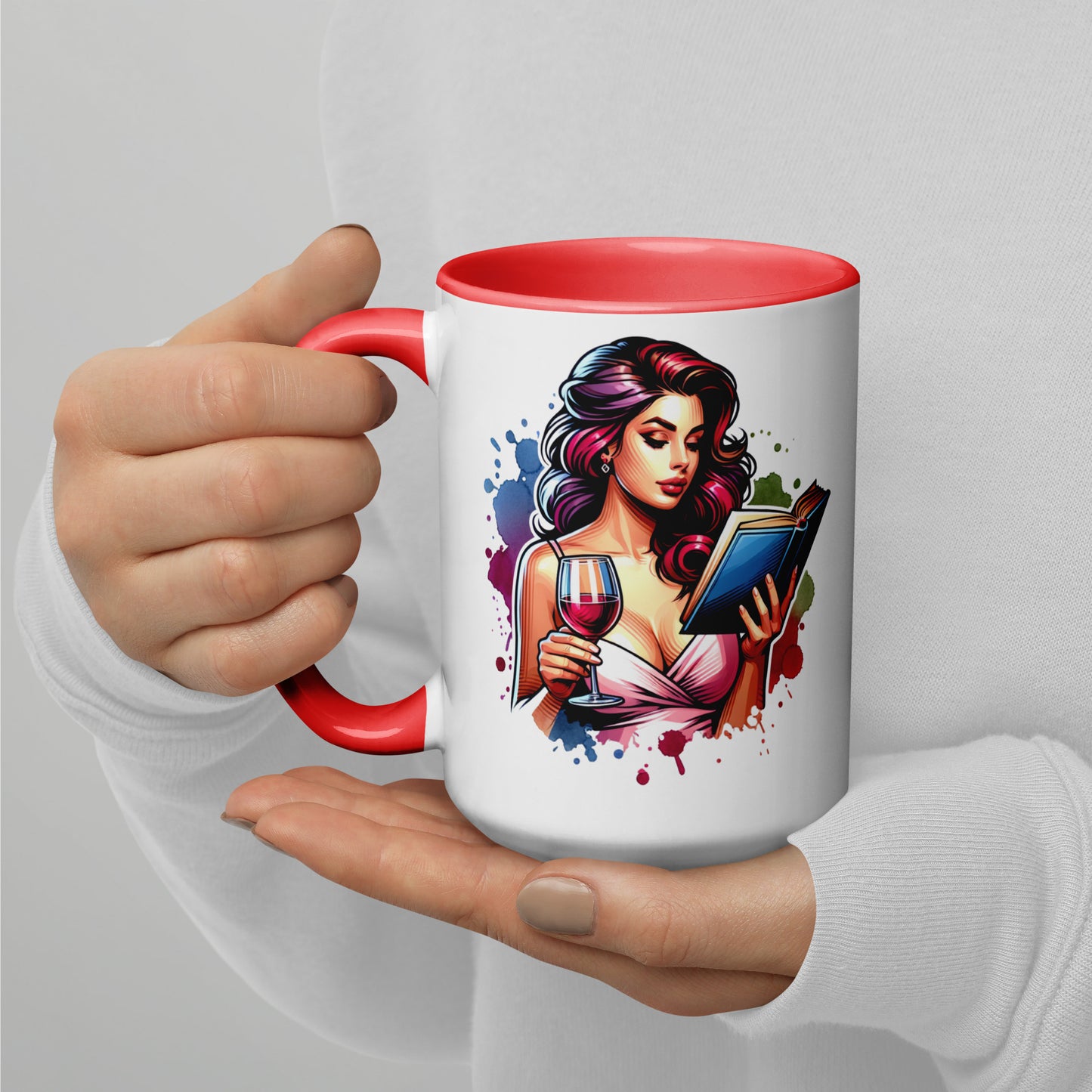 What do i do? Mug with Color Inside