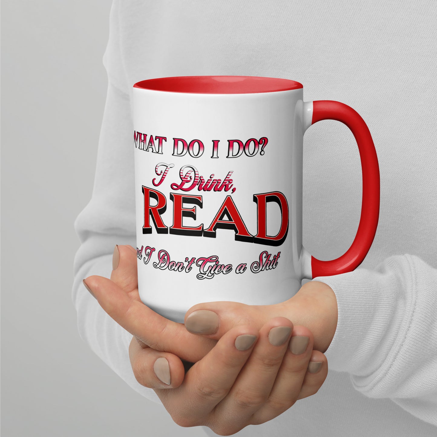 What do i do? Mug with Color Inside