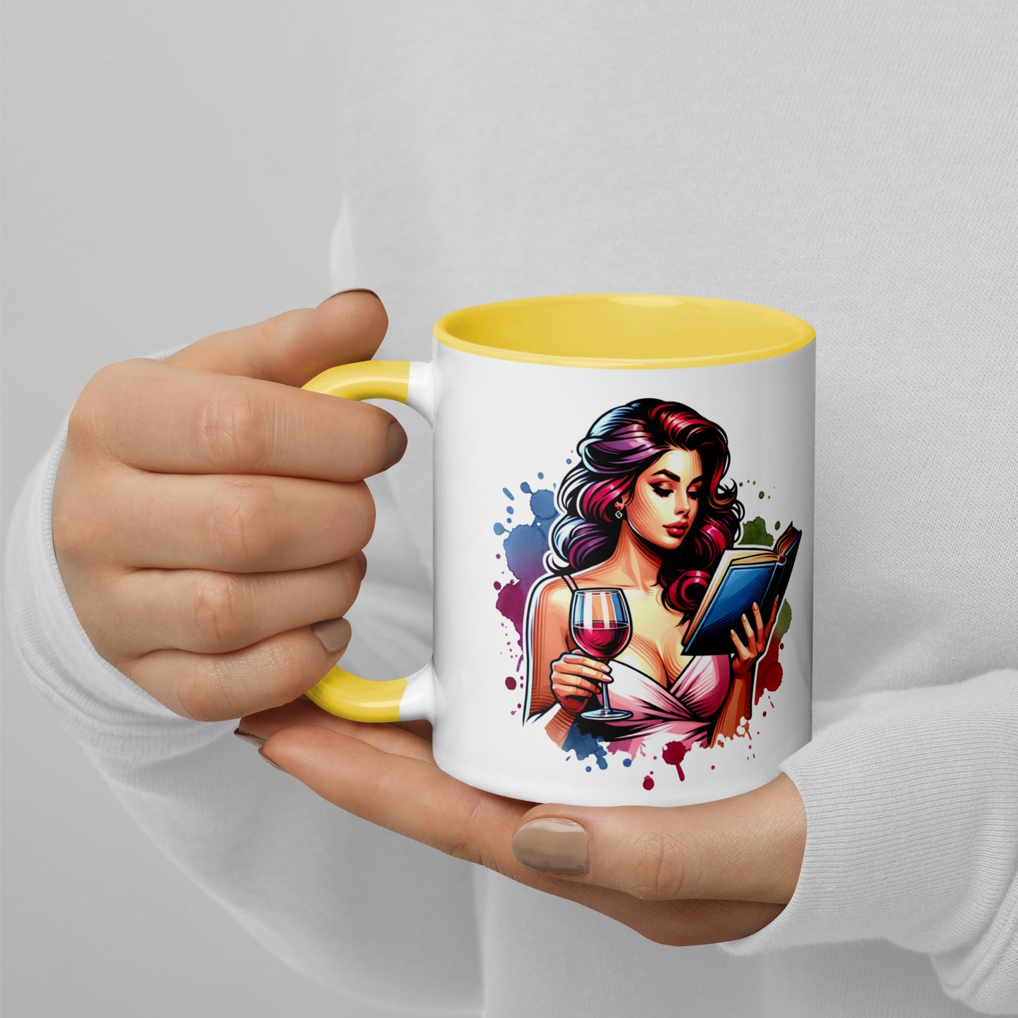 What do i do? Mug with Color Inside