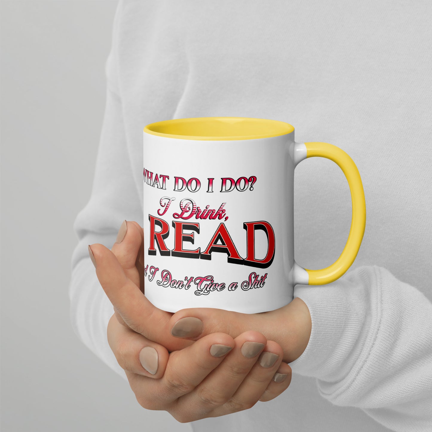 What do i do? Mug with Color Inside