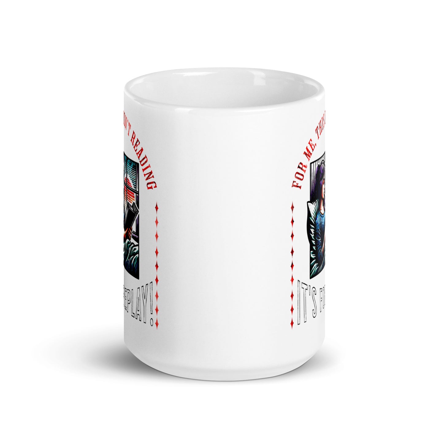 This ain't Reading, it's foreplay  mug - Bookslut Shirts