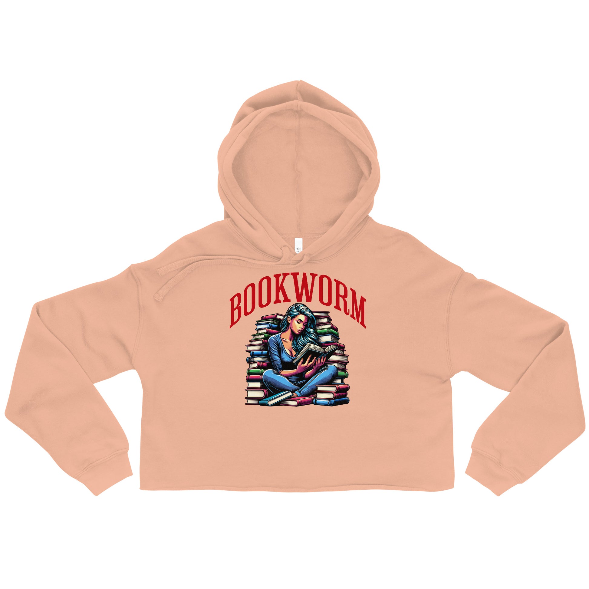 Bookworm Crop Hoodie - Bookslut Shirts