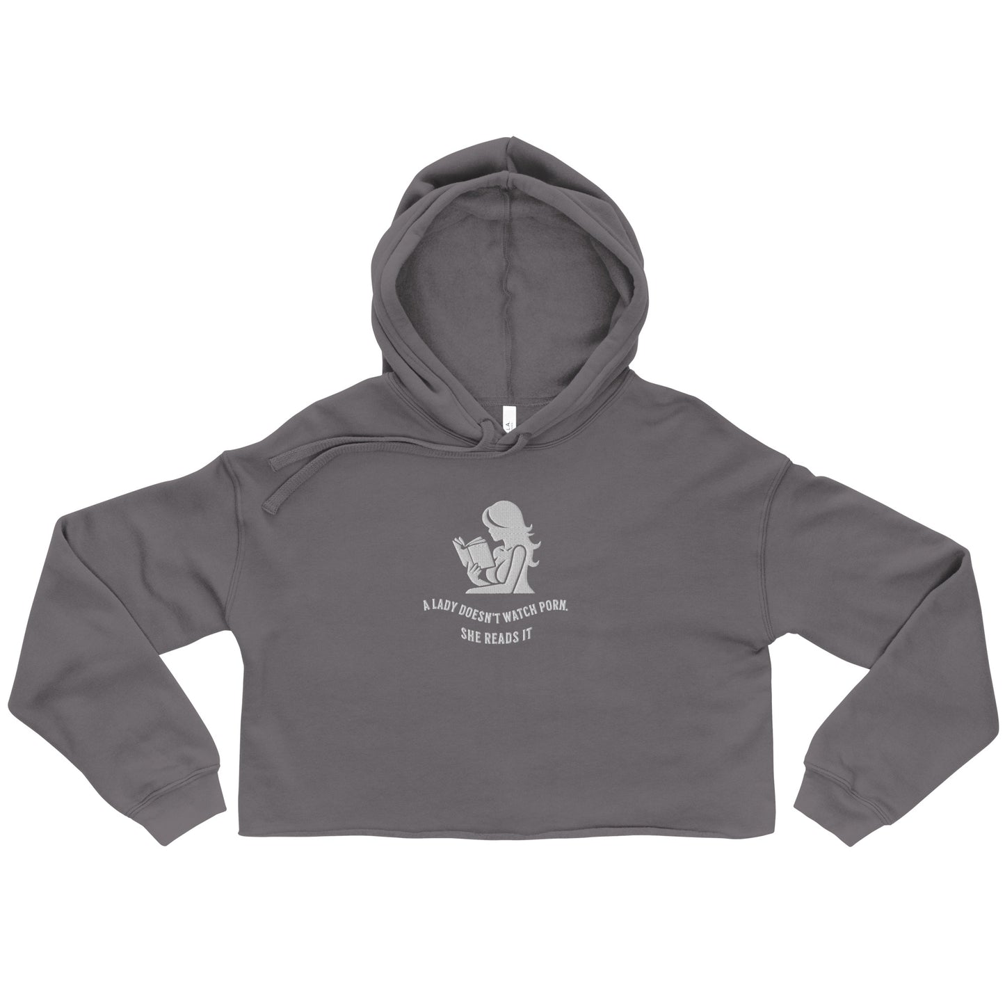 ALDRP Crop Hoodie - Bookslut Shirts