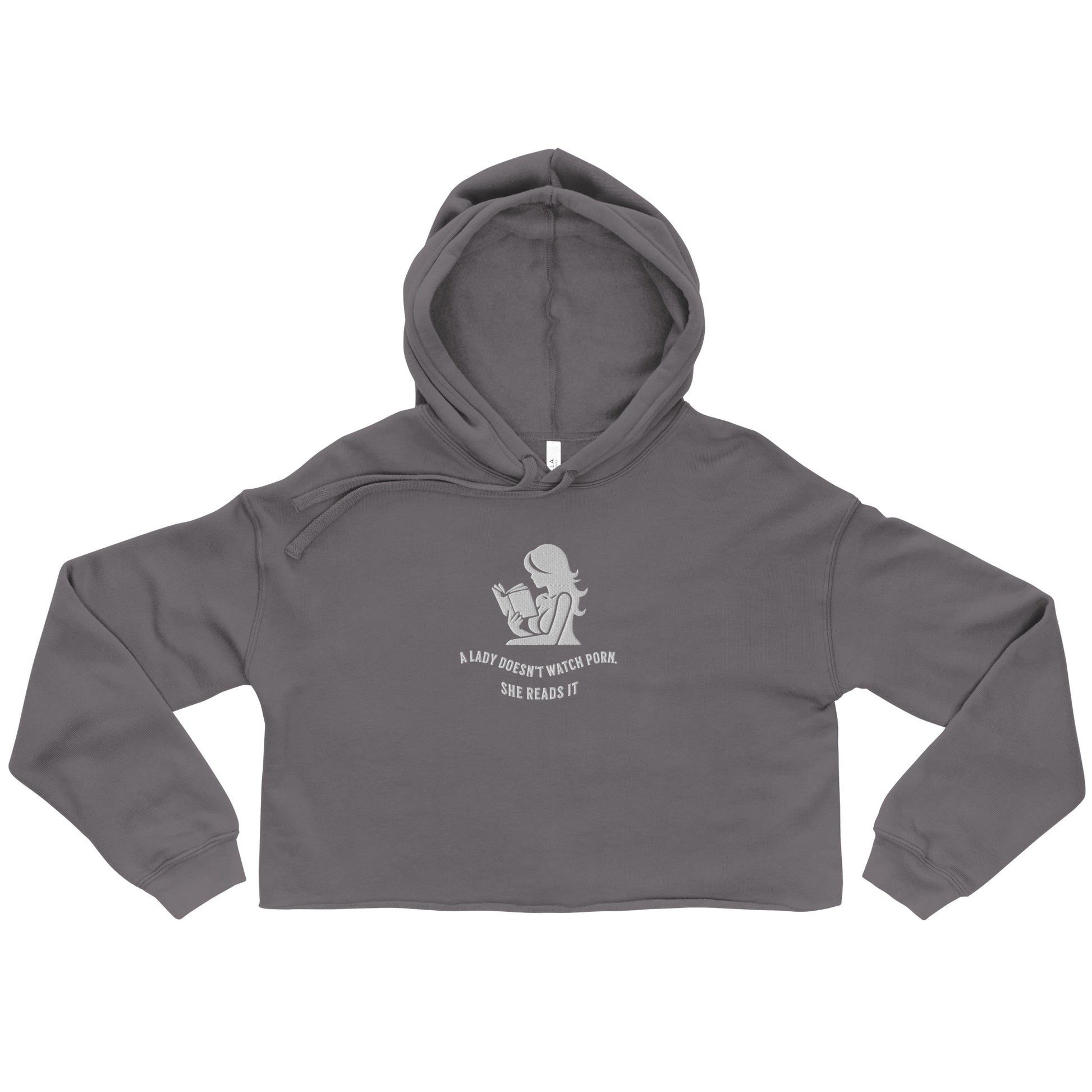 ALDRP Crop Hoodie - Bookslut Shirts